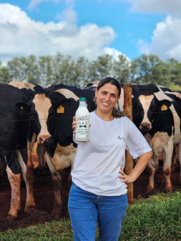 leite A2 zero lactose produção na fazenda Letti